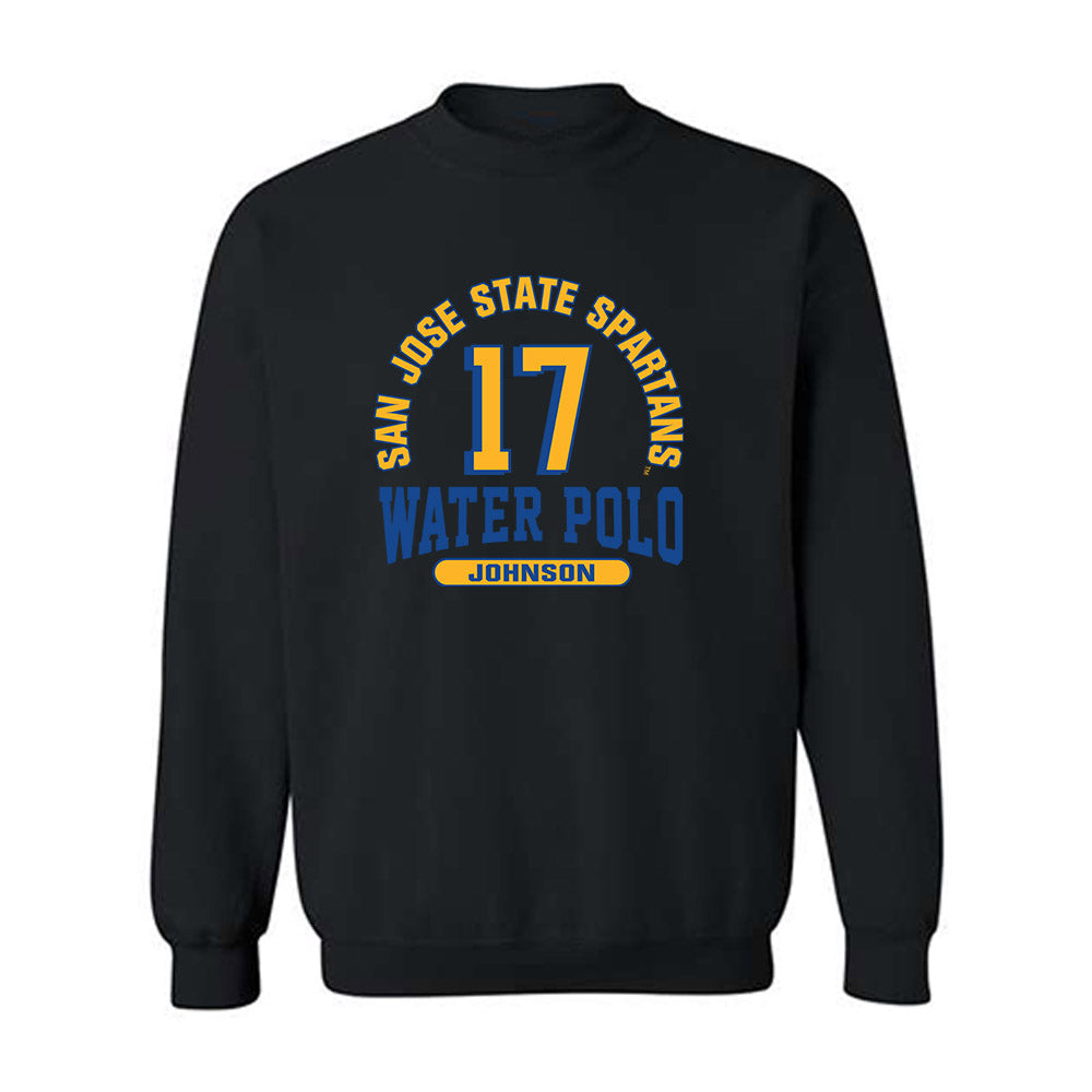 SJSU - NCAA Men's Water Polo : Aidan Johnson - Classic Fashion Shersey Crewneck Sweatshirt-0