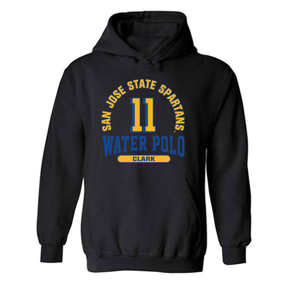 SJSU - NCAA Women's Water Polo : Mackenzy Clark - Classic Fashion Shersey Hooded Sweatshirt-0
