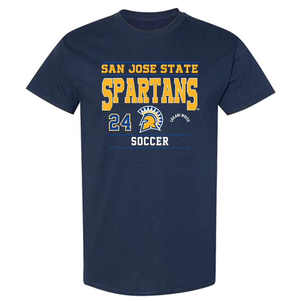 SJSU - NCAA Women's Soccer : Leilani White - Classic Fashion Shersey T-Shirt-0