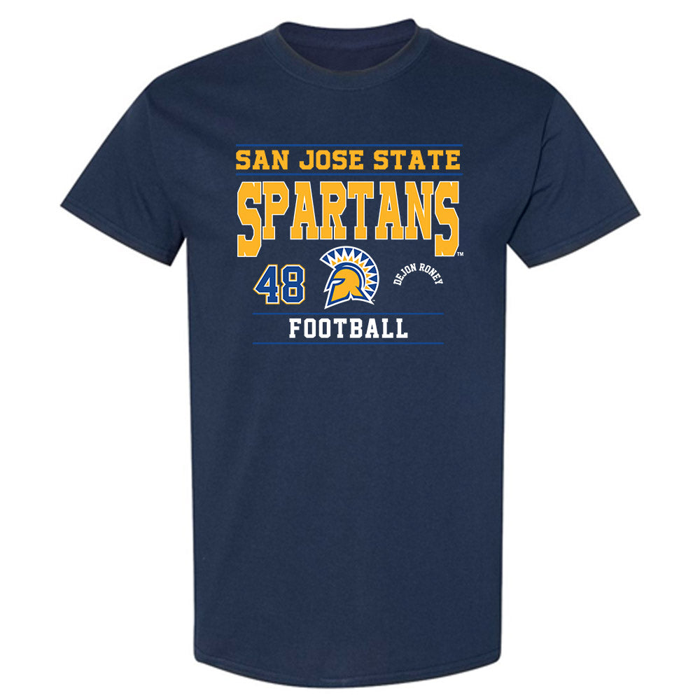 SJSU - NCAA Football : Dejon Roney - Classic Fashion Shersey T-Shirt-0