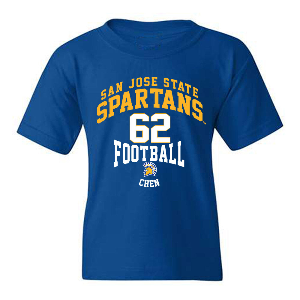 SJSU - NCAA Football : Tyler Chen - Classic Fashion Shersey Youth T-Shirt-0