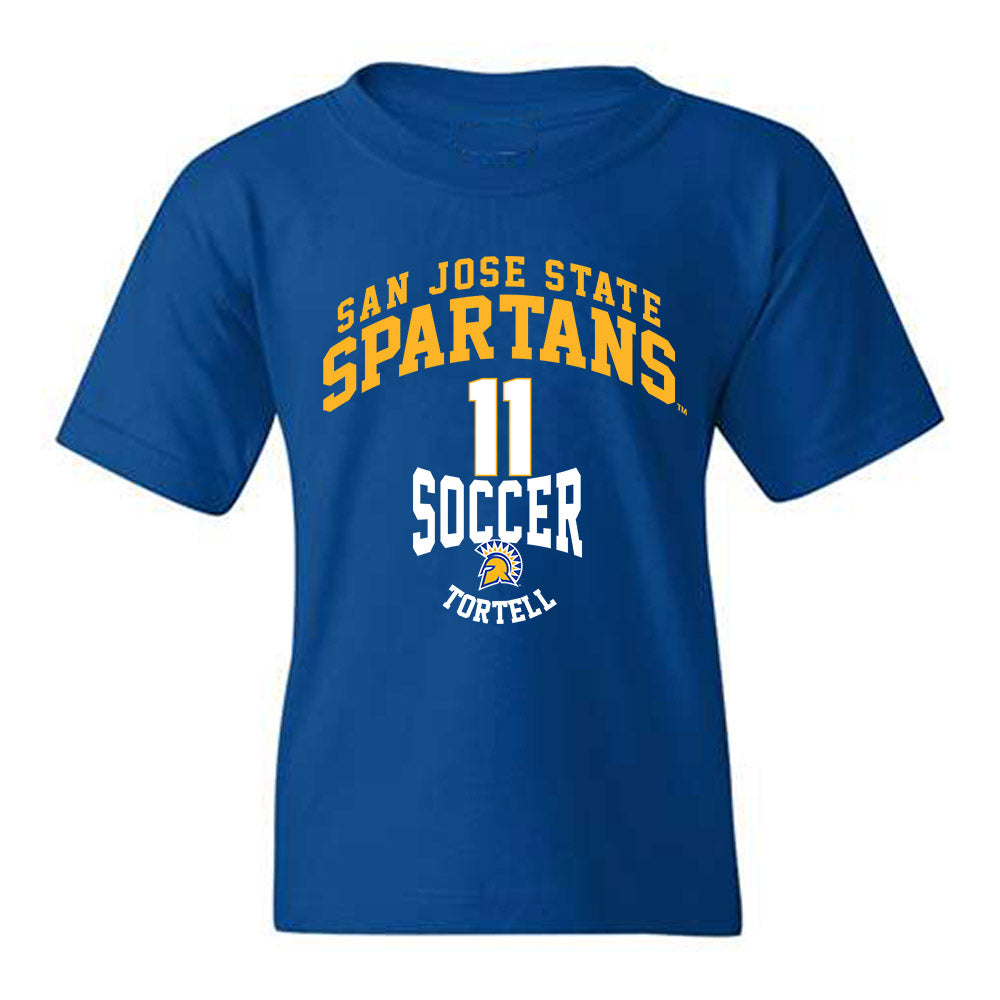 SJSU - NCAA Men's Soccer : Jordi Tortell - Classic Fashion Shersey Youth T-Shirt-0