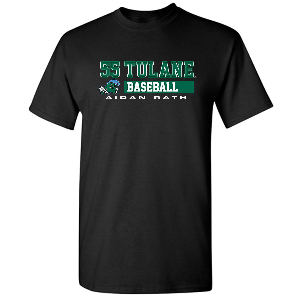 Tulane - NCAA Baseball : Aidan Rath - Classic Fashion Shersey T-Shirt-0