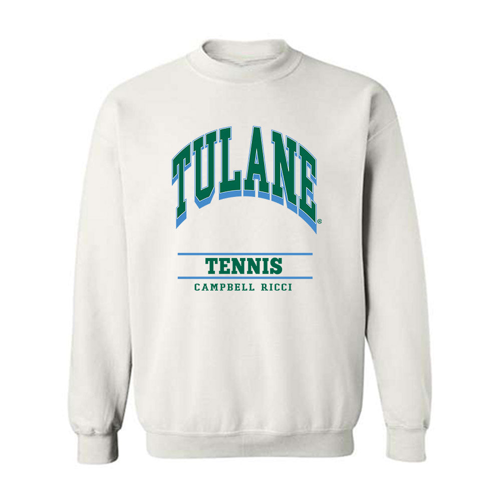 Tulane - NCAA Women's Tennis : Campbell Ricci - Classic Fashion Shersey Crewneck Sweatshirt
