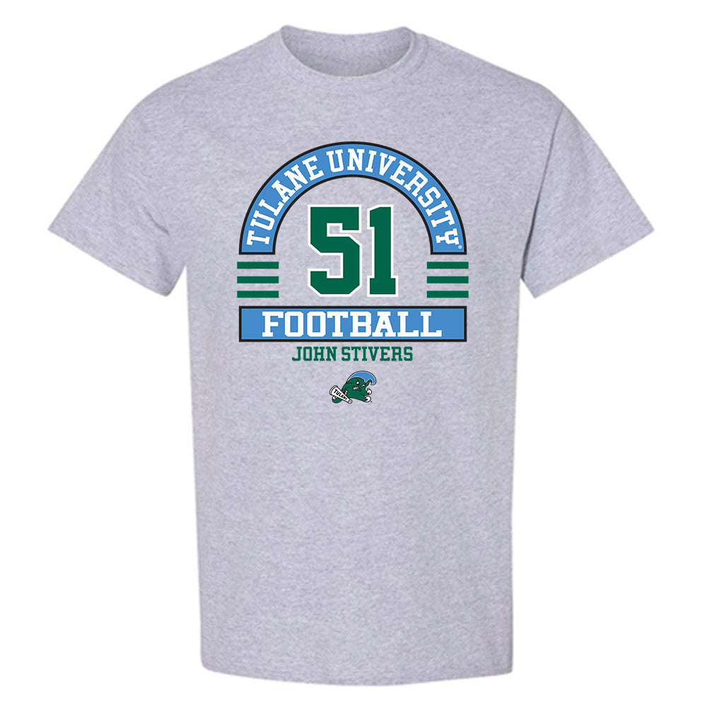 Tulane - NCAA Football : John Stivers - Classic Fashion Shersey T-Shirt