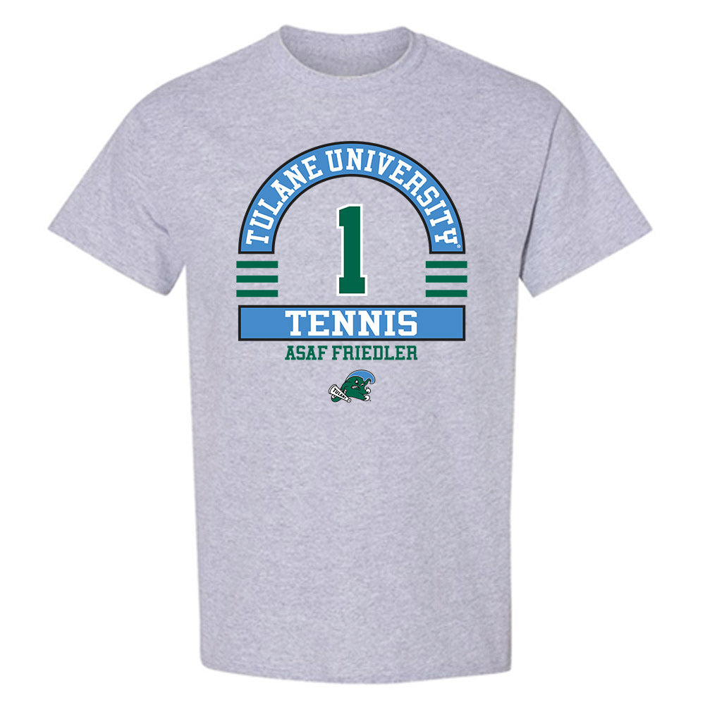 Tulane - NCAA Men's Tennis : Asaf Friedler - Classic Fashion Shersey T-Shirt-0