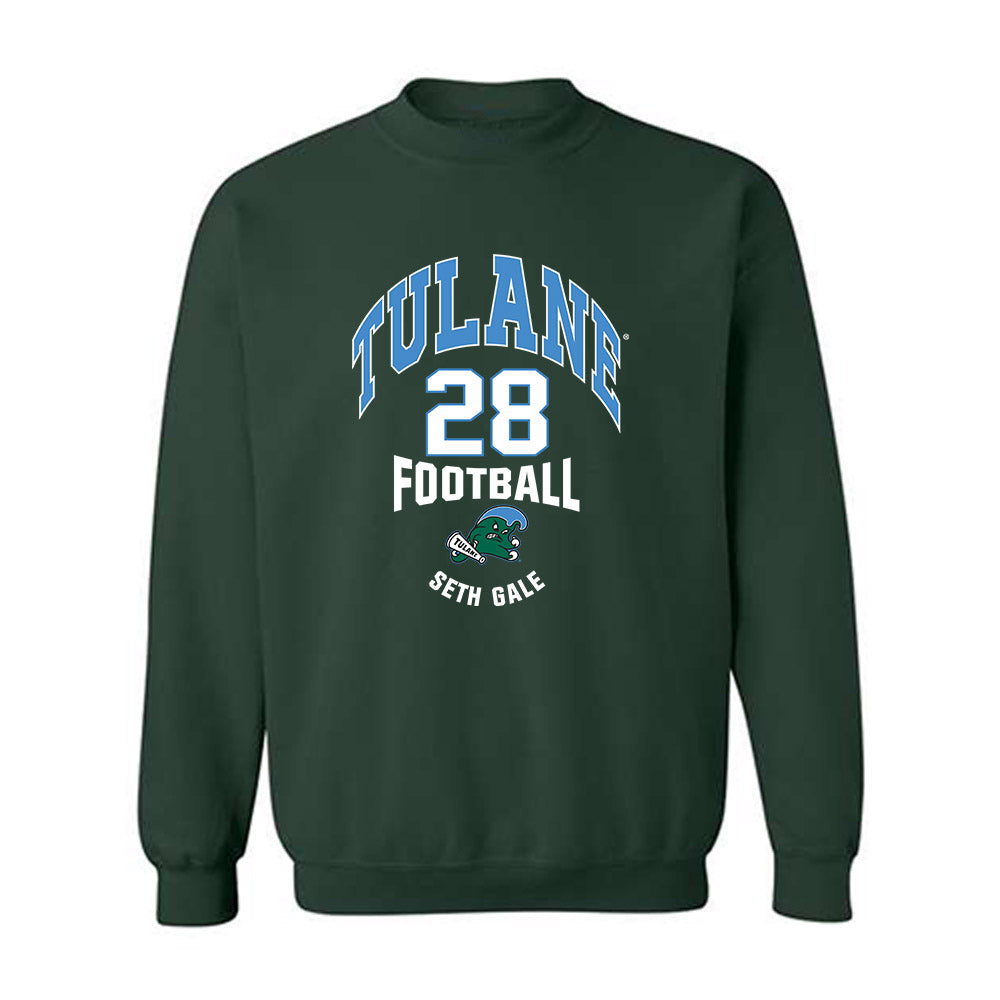 Tulane - NCAA Football : Seth Gale - Classic Fashion Shersey Crewneck Sweatshirt-0