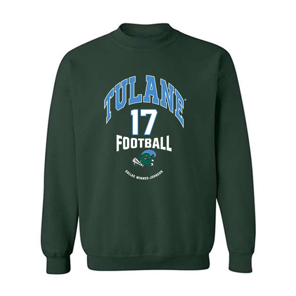 Tulane - NCAA Football : Dallas Winner-Johnson - Classic Fashion Shersey Crewneck Sweatshirt-0