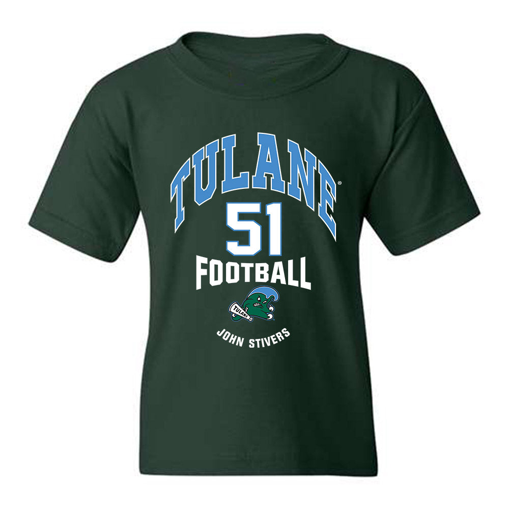 Tulane - NCAA Football : John Stivers - Classic Fashion Shersey Youth T-Shirt