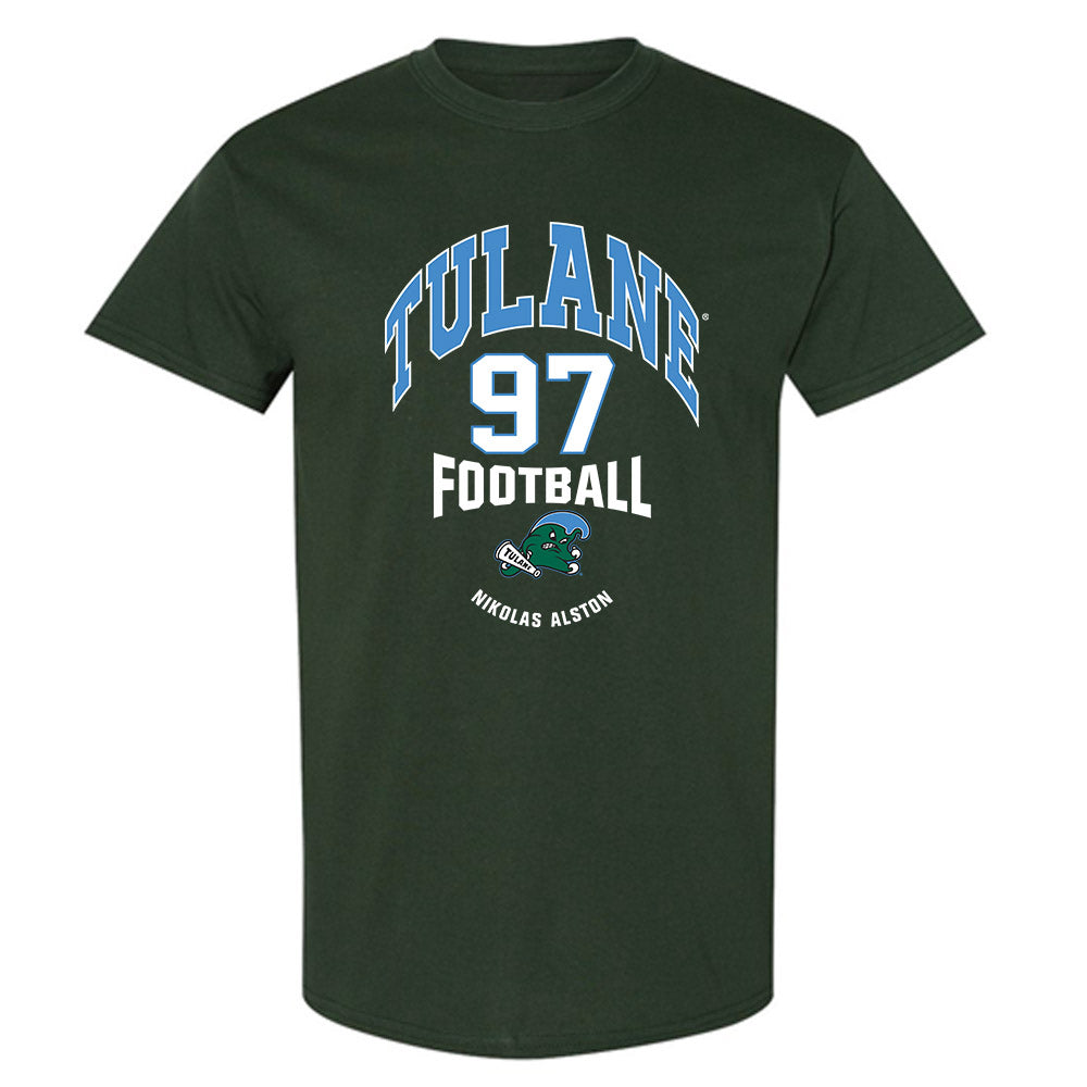 Tulane - NCAA Football : Nikolas Alston - Classic Fashion Shersey T-Shirt-0