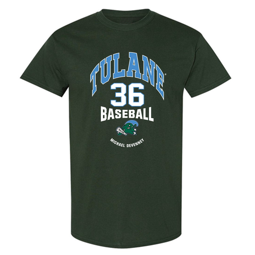 Tulane - NCAA Baseball : Michael Devenney - Classic Fashion Shersey T-Shirt-0