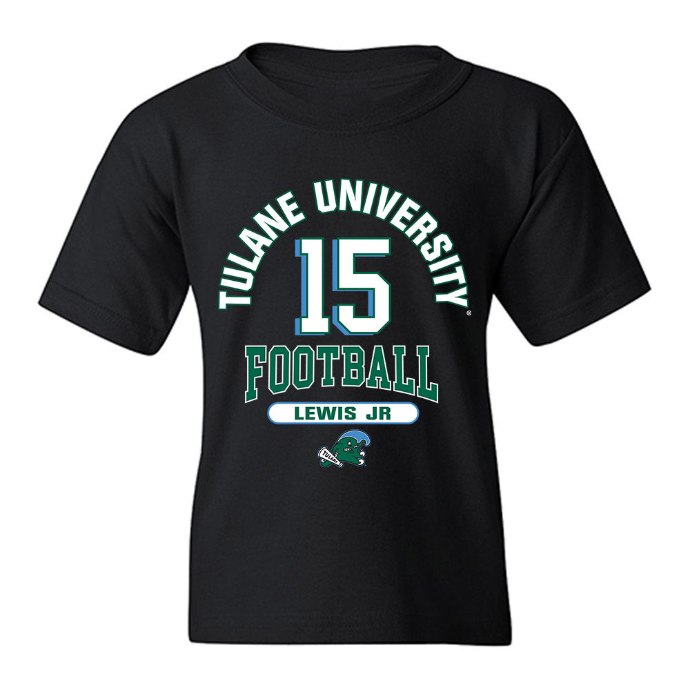 Tulane - NCAA Football : Zycarl Lewis Jr - Classic Fashion Shersey Youth T-Shirt-0