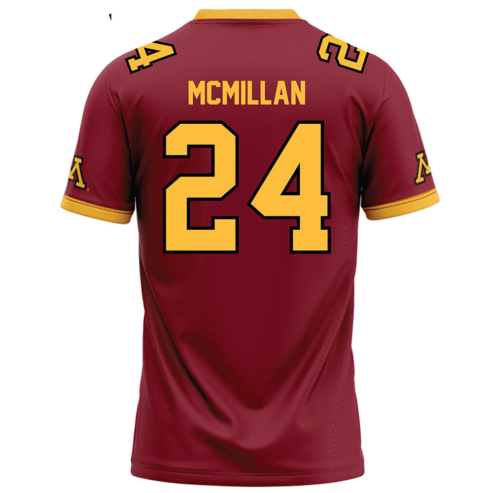 Minnesota - NCAA Football : Jai'Onte' McMillan - Maroon Football Jersey-1