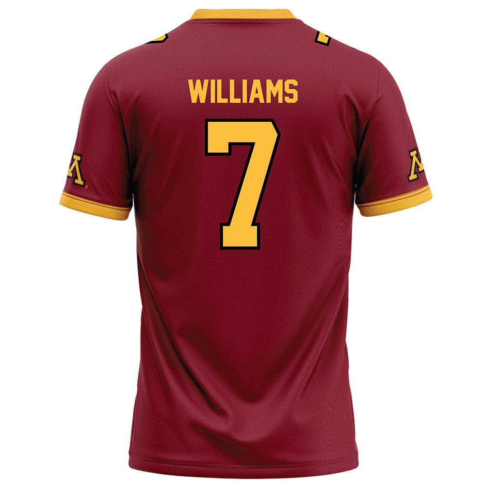 Minnesota - NCAA Football : Tyler Williams - Maroon Football Jersey