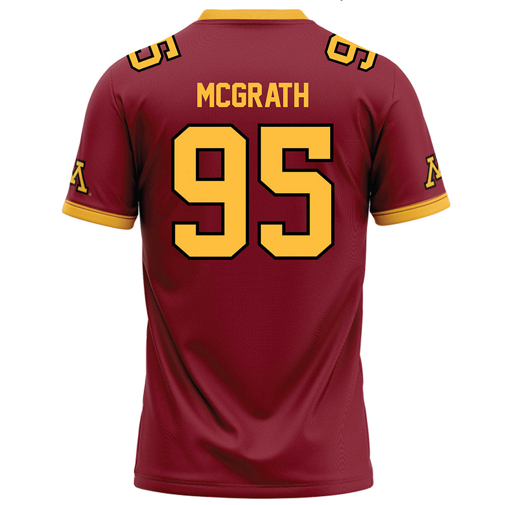 Minnesota - NCAA Football : Caleb McGrath - Maroon Football Jersey