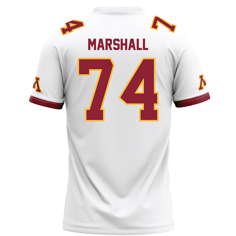 Minnesota - NCAA Football : Marcellus Marshall - White Football Jersey-1