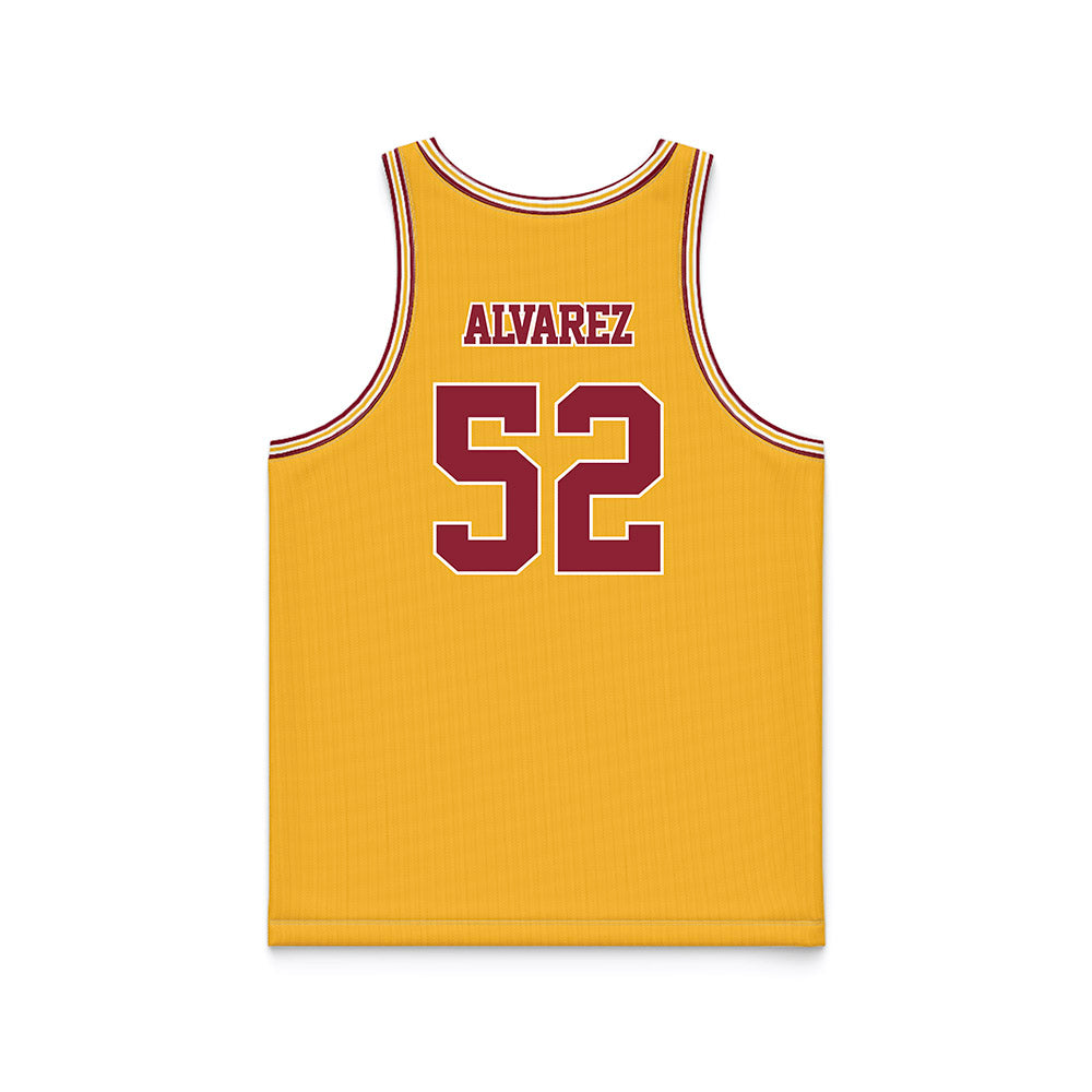 Minnesota - NCAA Football : Spencer Alvarez - Gold Basketball Jersey-1