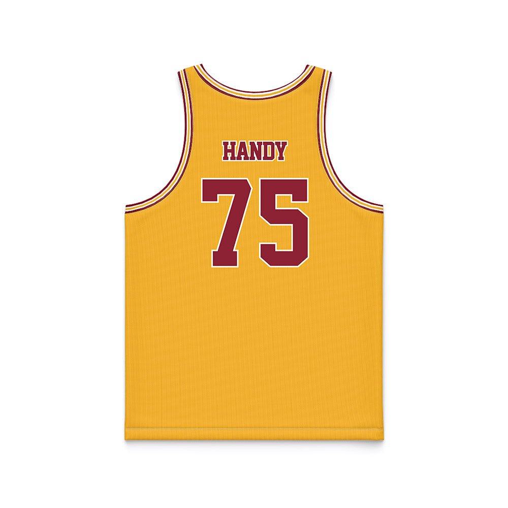 Minnesota - NCAA Football : Mark Handy - Gold Basketball Jersey-1