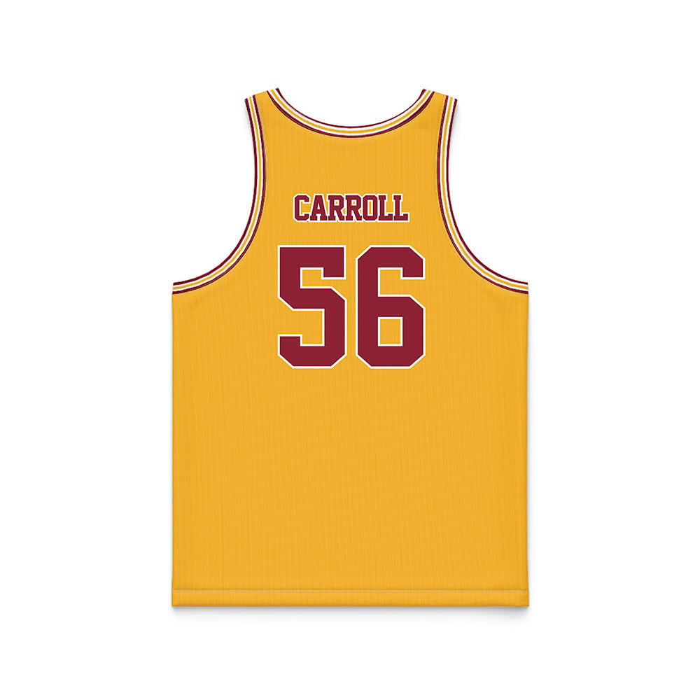 Minnesota - NCAA Football : Brett Carroll - Gold Basketball Jersey-1