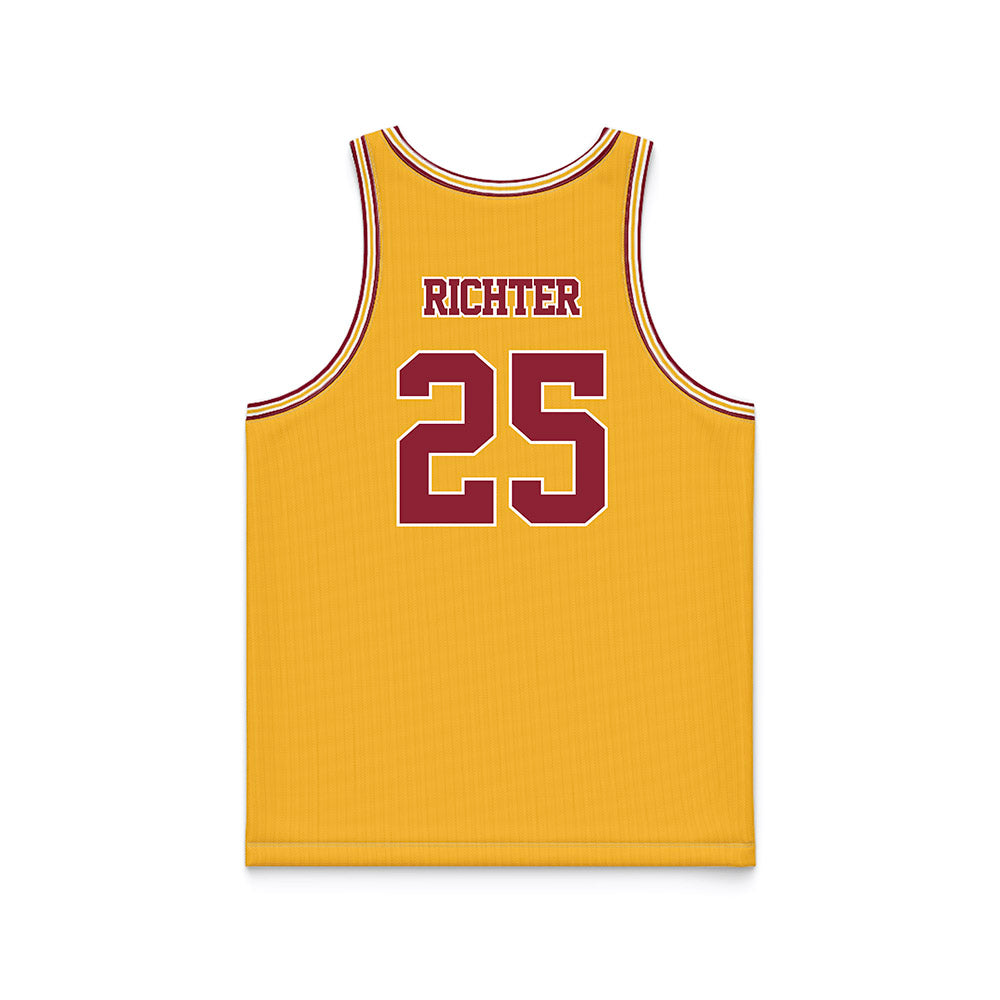 Minnesota - NCAA Football : Brody Richter - Gold Basketball Jersey-1
