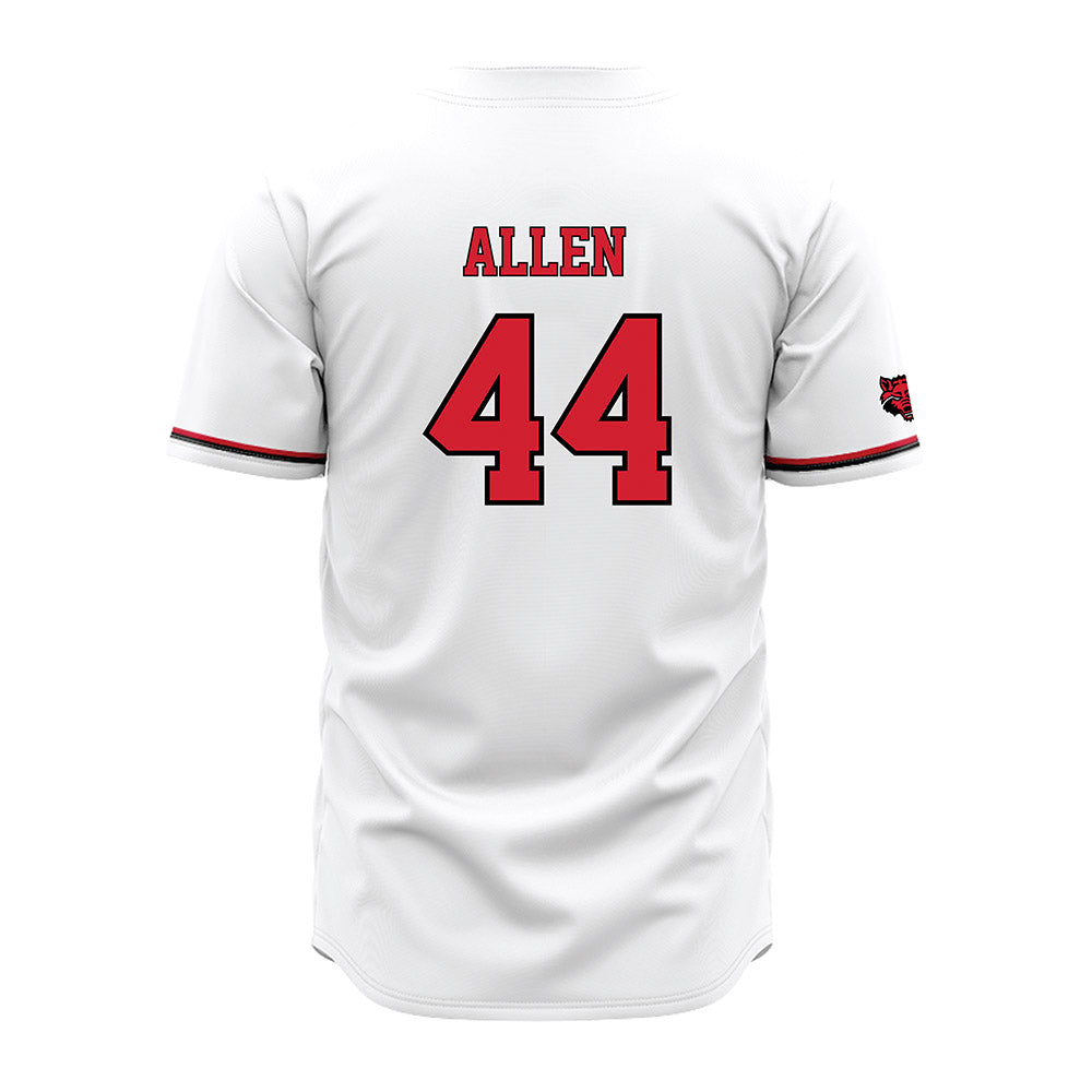 Arkansas State - NCAA Baseball : Andrew Allen - White Jersey