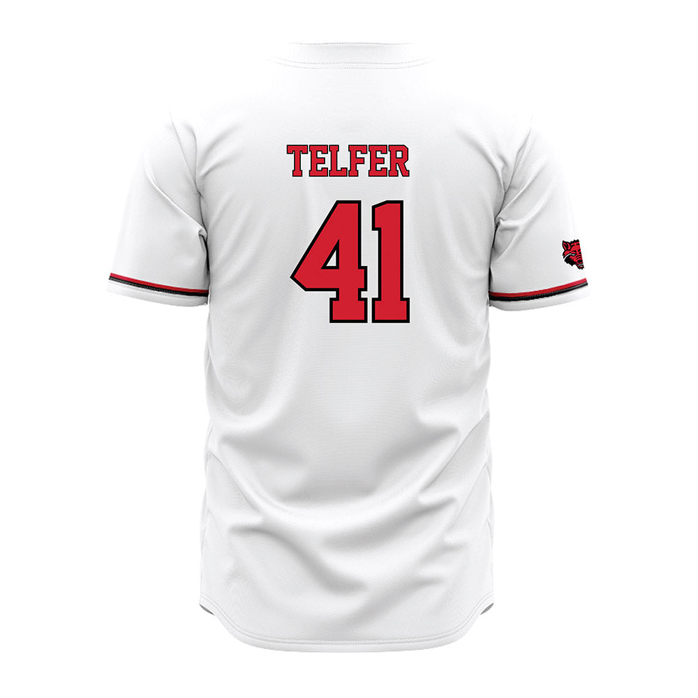Arkansas State - NCAA Baseball : Tatem Telfer - White Jersey-1