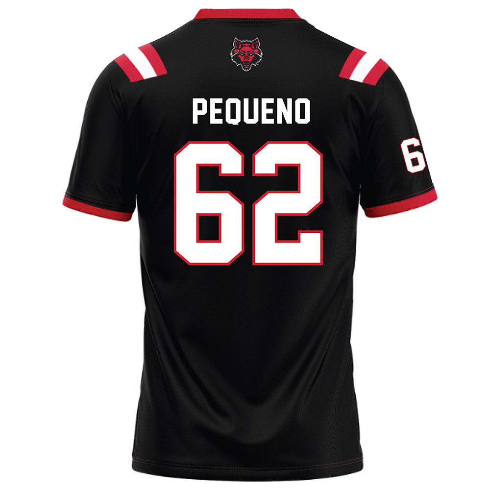 Arkansas State - NCAA Football : Jacob Pequeno - Black Football Jersey