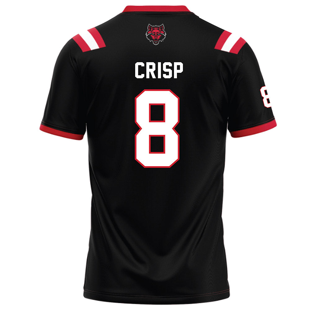 Arkansas State - NCAA Football : Dylan Crisp - Black Football Jersey-1