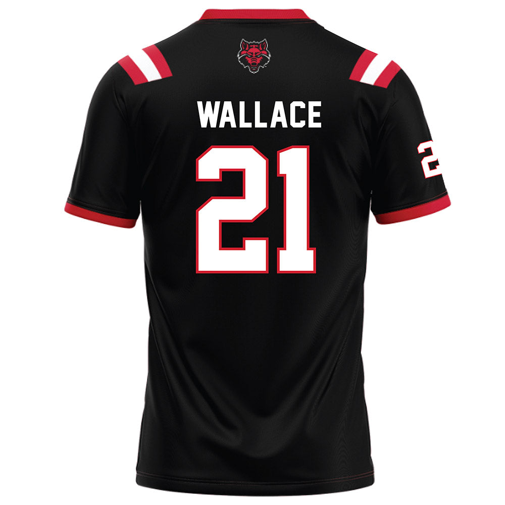 Arkansas State - NCAA Football : Zak Wallace - Black Football Jersey