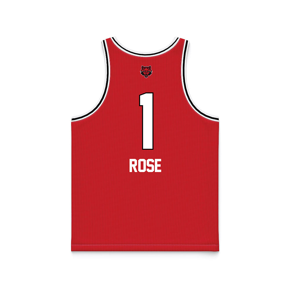 Arkansas State - NCAA Women's Basketball : Crislyn Rose - Red Basketball Jersey