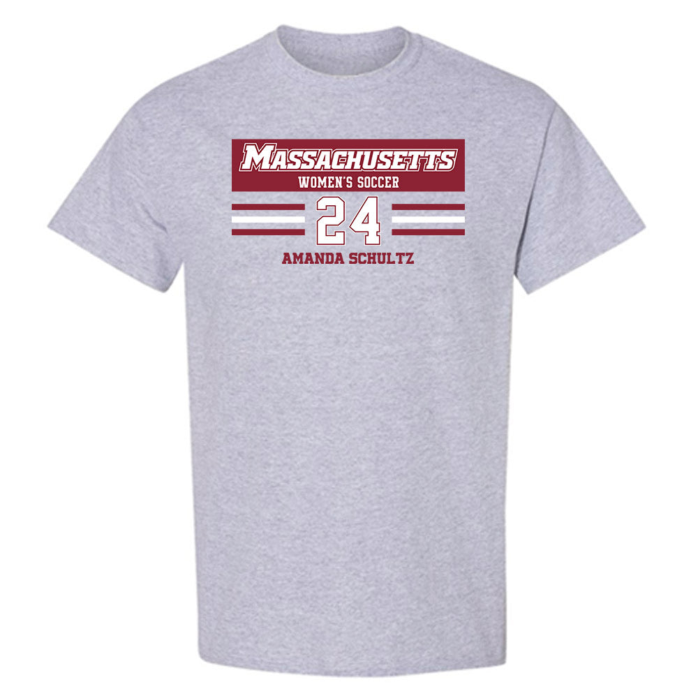 UMass - NCAA Women's Soccer : Amanda Schultz - Classic Fashion Shersey T-Shirt-0