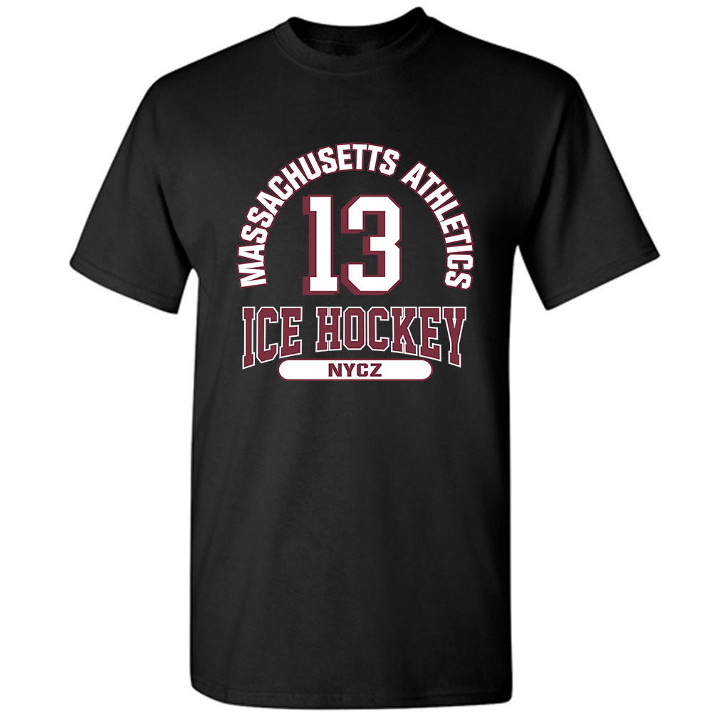 UMass - NCAA Men's Ice Hockey : Landon Nycz - Classic Fashion Shersey T-Shirt-0