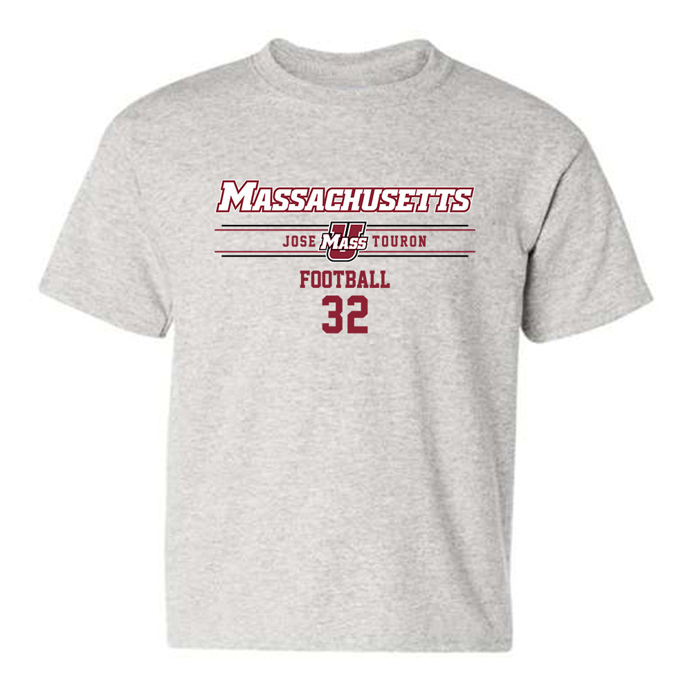 UMass - NCAA Football : Jose Touron - Classic Fashion Shersey Youth T-Shirt