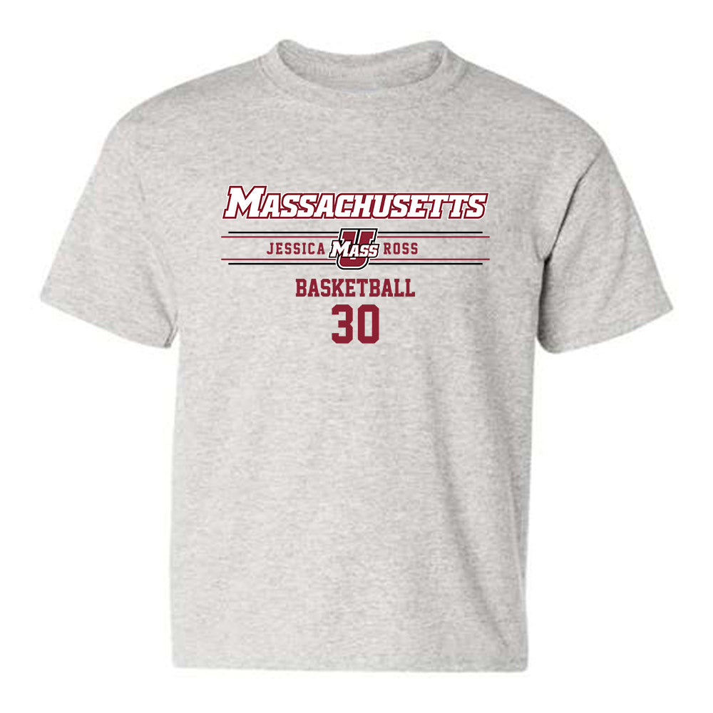 UMass - NCAA Women's Basketball : Jessica Ross - Classic Fashion Shersey Youth T-Shirt