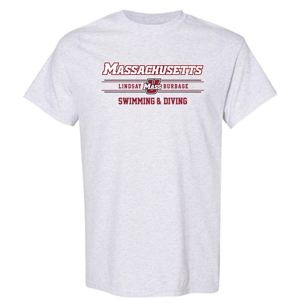 UMass - NCAA Women's Swimming & Diving : Lindsay Burbage - Classic Fashion Shersey T-Shirt