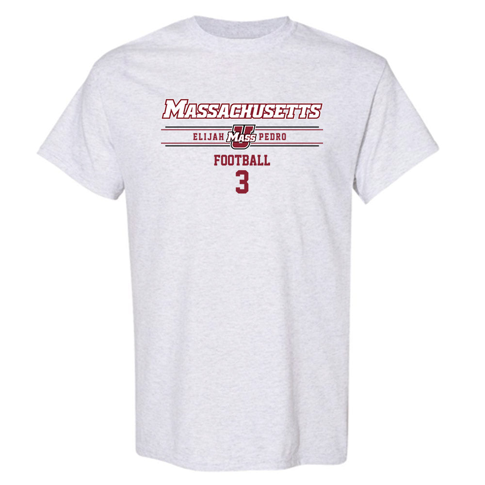 UMass - NCAA Football : Elijah Pedro - Classic Fashion Shersey T-Shirt-0