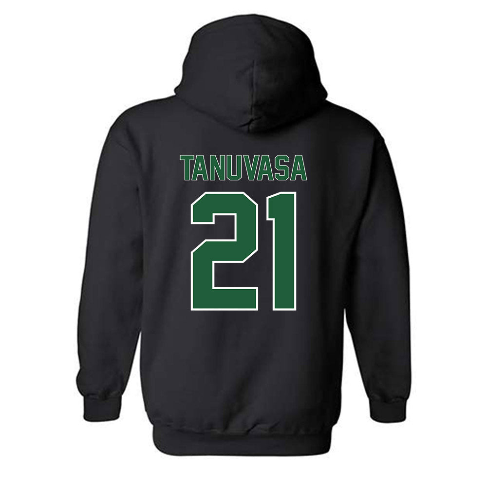 Utah Valley - NCAA Women's Basketball : Naia Tanuvasa - Classic Fashion Shersey Hooded Sweatshirt-1