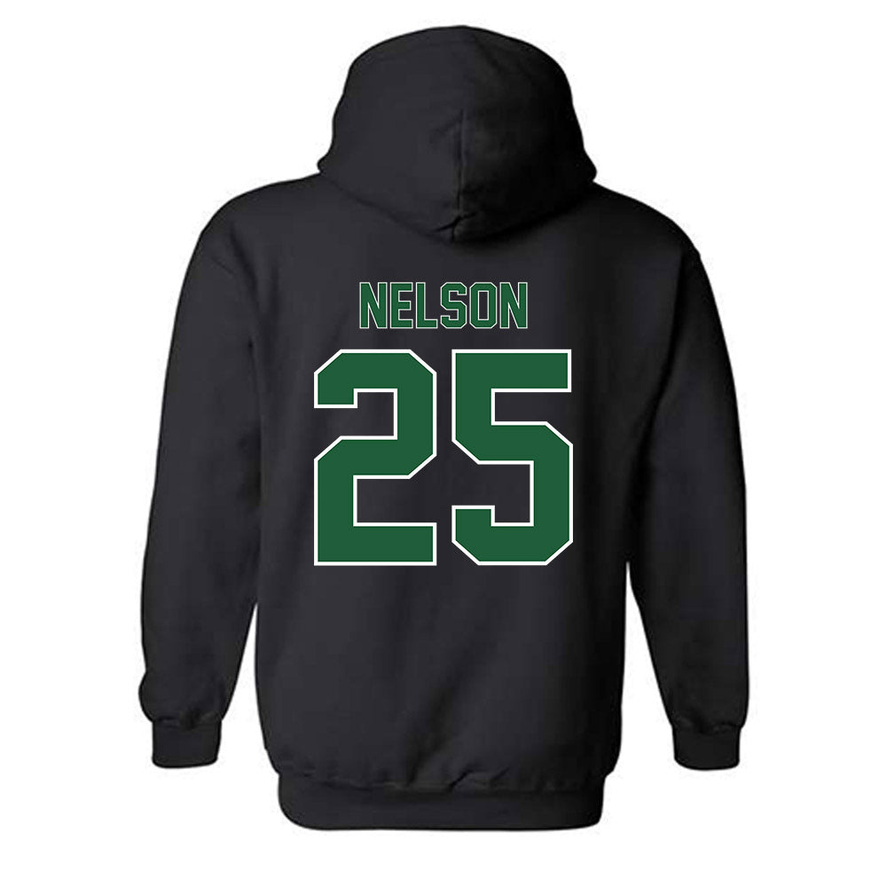 Utah Valley - NCAA Women's Basketball : Halle Nelson - Classic Fashion Shersey Hooded Sweatshirt-1
