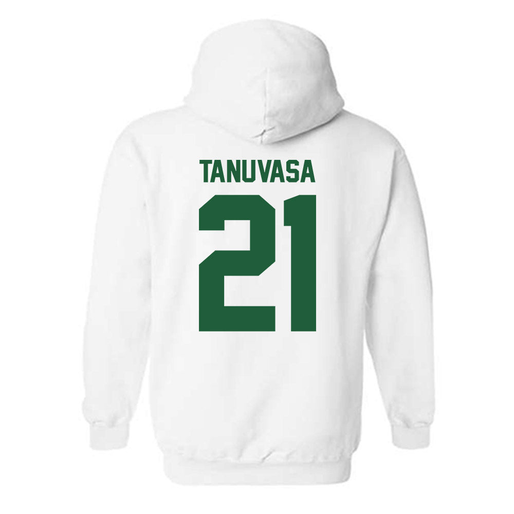 Utah Valley - NCAA Women's Basketball : Naia Tanuvasa - Classic Fashion Shersey Hooded Sweatshirt-1