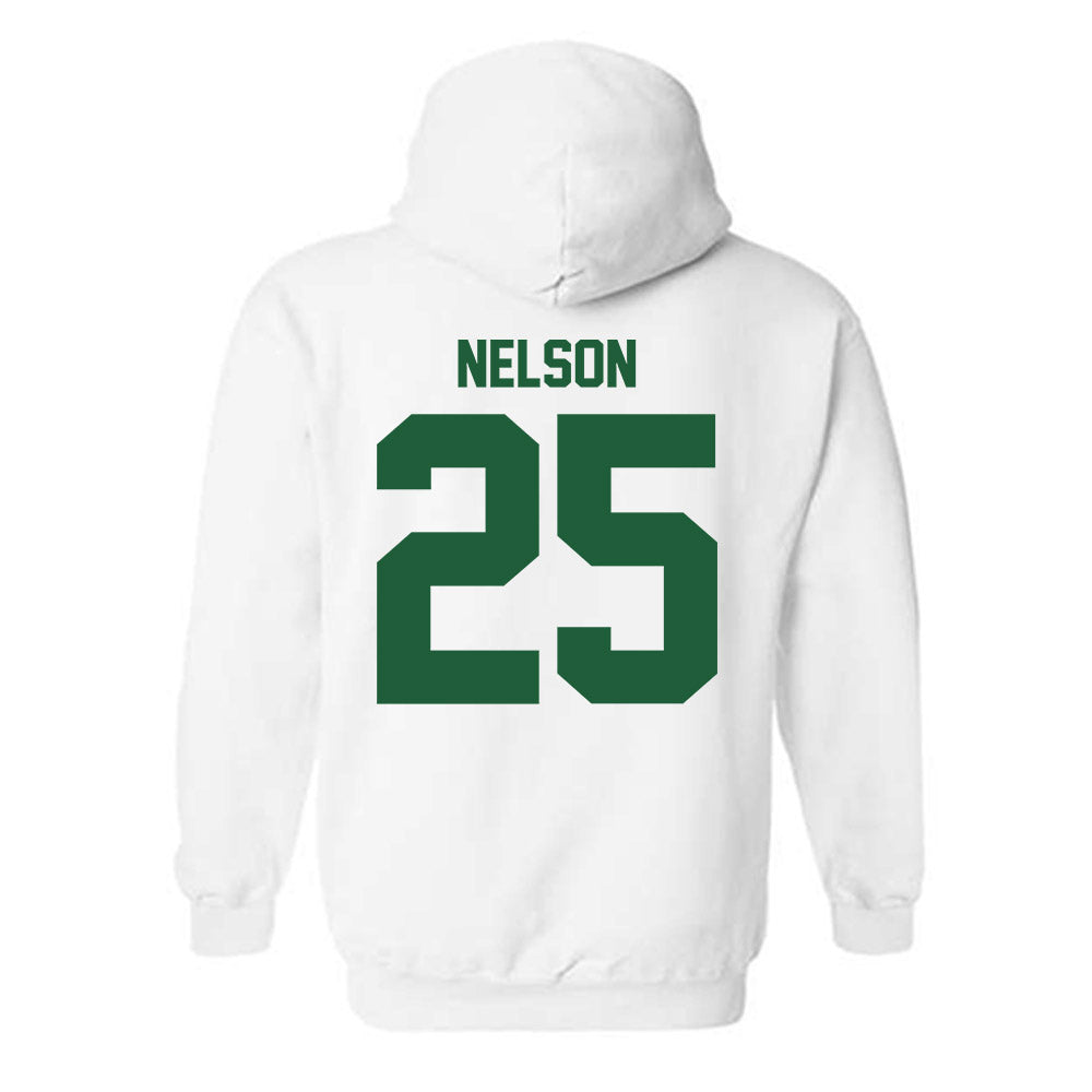 Utah Valley - NCAA Women's Basketball : Halle Nelson - Classic Fashion Shersey Hooded Sweatshirt-1