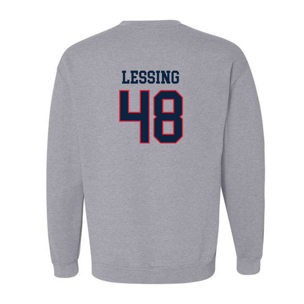 UConn - NCAA Baseball : Justin Lessing - Classic Shersey Crewneck Sweatshirt-1