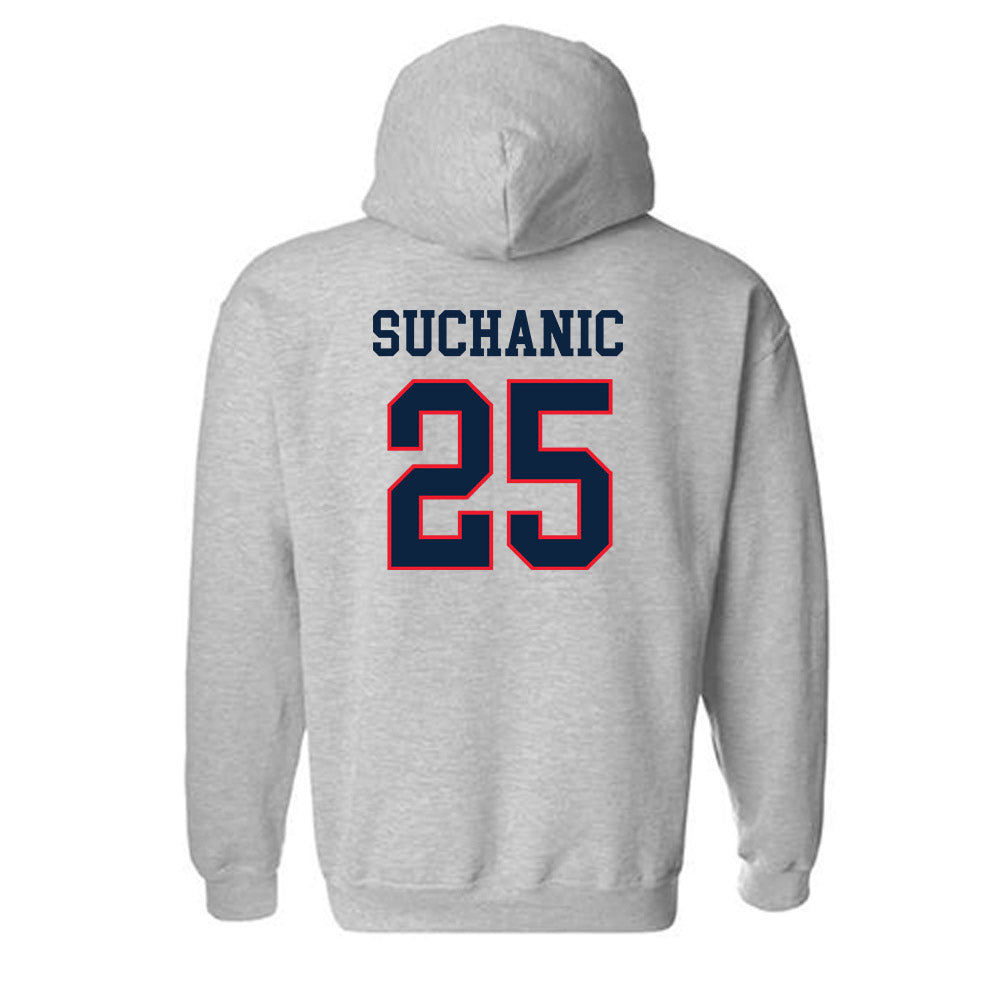 UConn - NCAA Football : Saxton Suchanic - Classic Shersey Hooded Sweatshirt-1