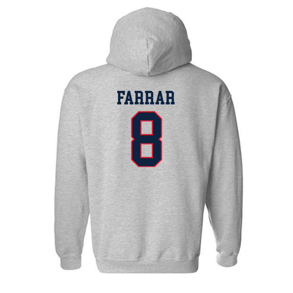 UConn - NCAA Football : Ksaan Farrar - Classic Shersey Hooded Sweatshirt-1