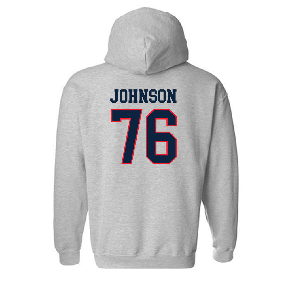 UConn - NCAA Football : Toriyan Johnson - Classic Shersey Hooded Sweatshirt