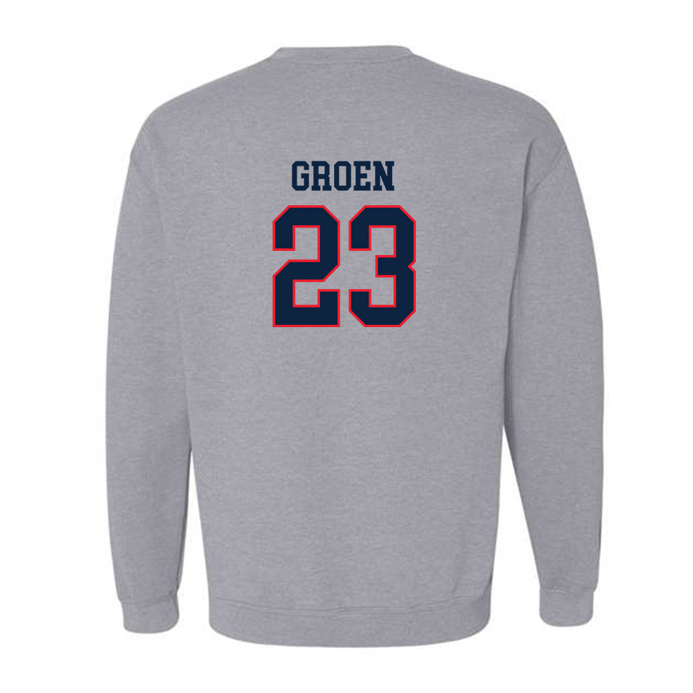UConn - NCAA Baseball : Carter Groen - Classic Shersey Crewneck Sweatshirt-1