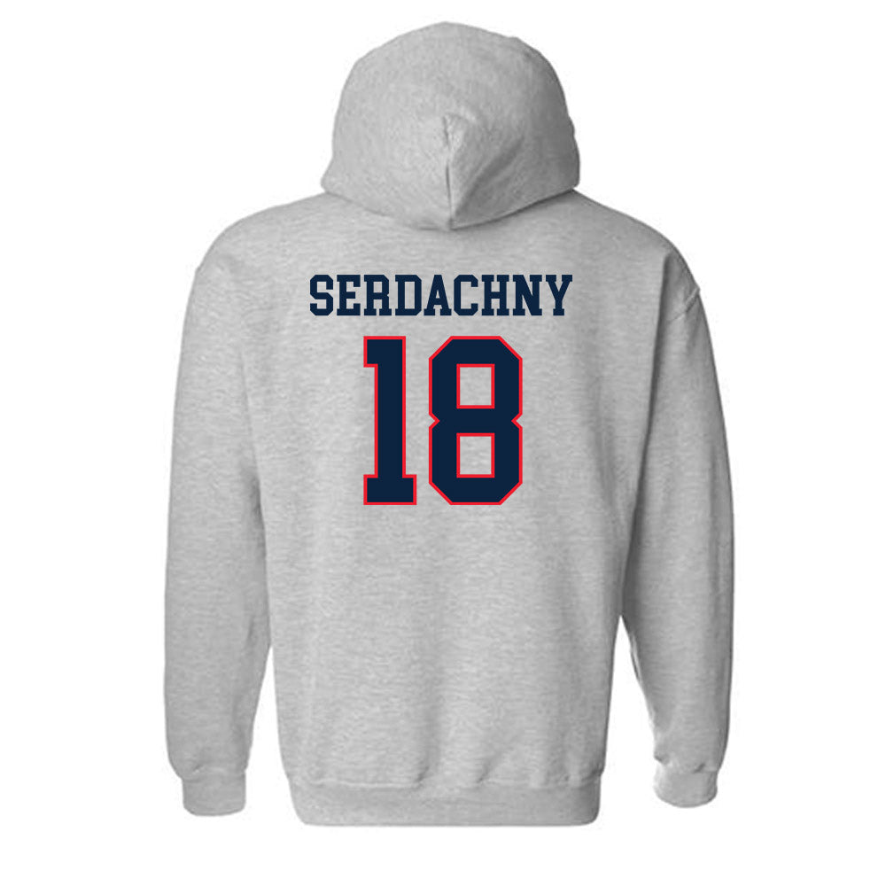 UConn - NCAA Women's Ice Hockey : Maya Serdachny - Classic Shersey Hooded Sweatshirt