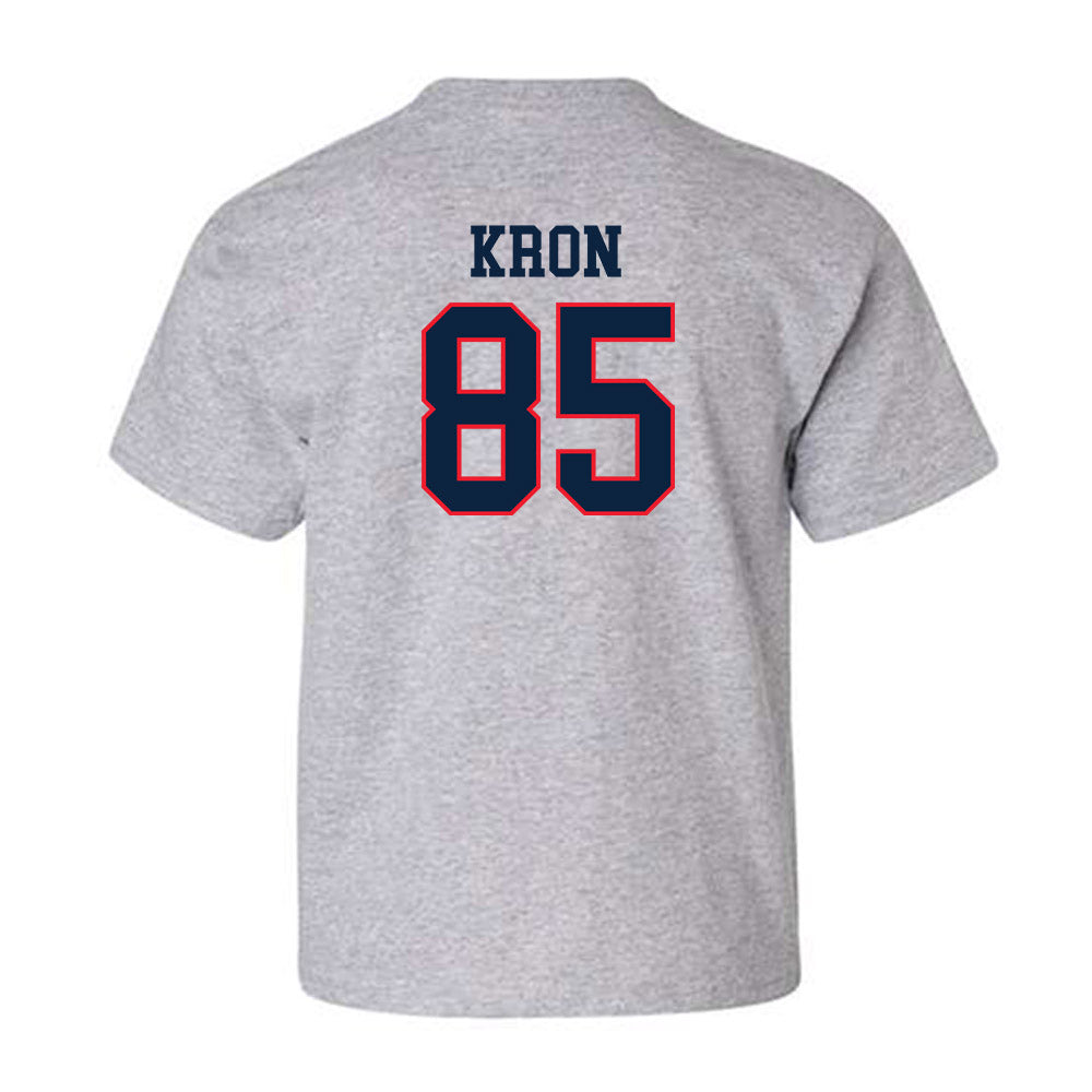 UConn - NCAA Football : Drew Kron - Classic Shersey Youth T-Shirt-1