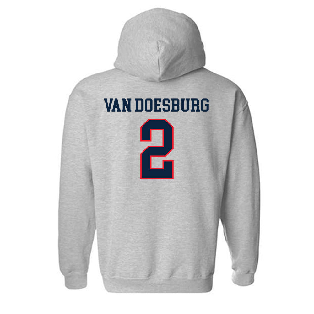 UConn - NCAA Women's Soccer : Maree-Anne Van Doesburg - Classic Shersey Hooded Sweatshirt-1