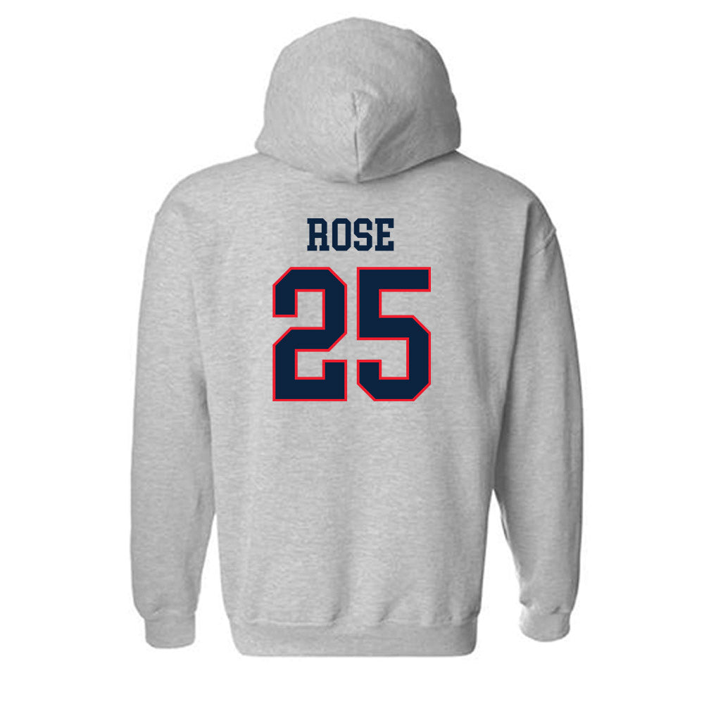 UConn - NCAA Football : Daniel Rose - Classic Shersey Hooded Sweatshirt-1