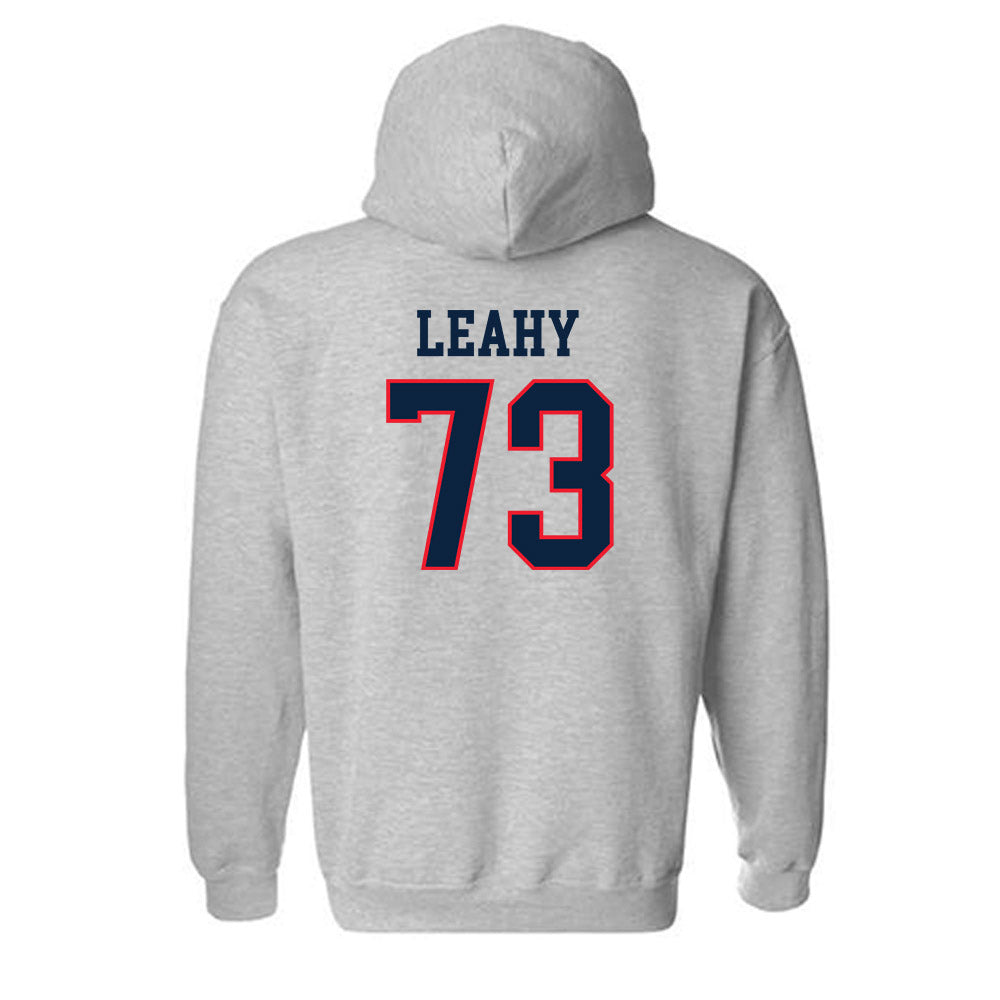 UConn - NCAA Football : Charley Leahy - Classic Shersey Hooded Sweatshirt-1
